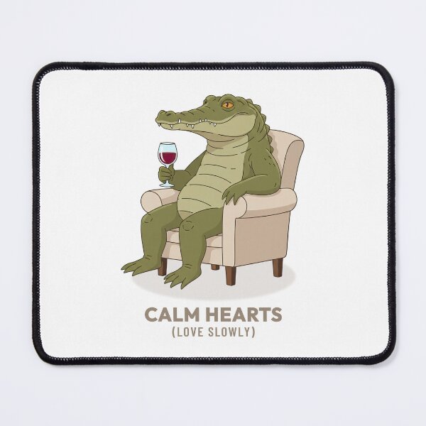 Item preview, Vintage Illustration of a Cozy Crocodile Drinking Wine designed and sold by Cozy Vintage Animal.
