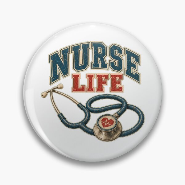 Item preview, Nurse Life - Vintage Stethoscope Healthcare Hero Design designed and sold by DesignerSator.