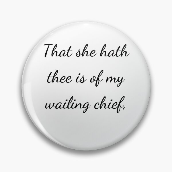 Item preview, "That she hath thee is of my wailing chief," - handwriting black designed and sold by ariksworld.