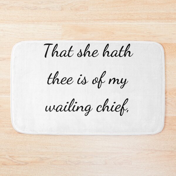 Item preview, "That she hath thee is of my wailing chief," - handwriting black designed and sold by ariksworld.