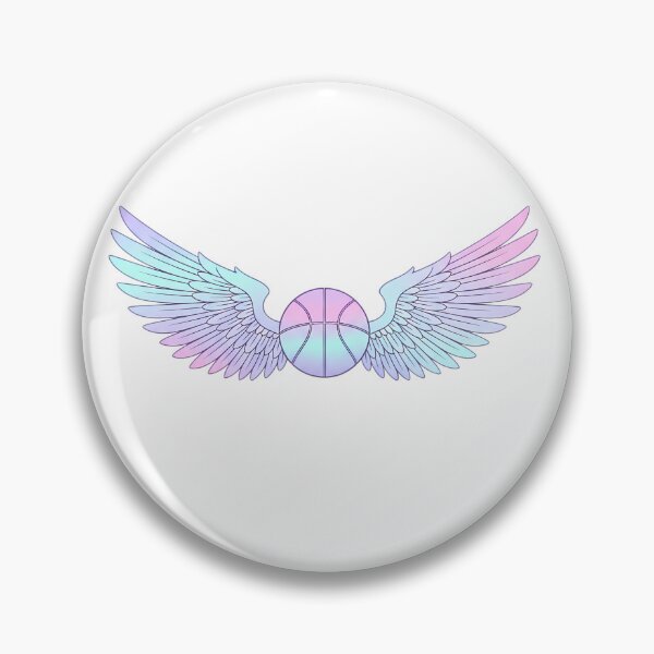 Item preview, Aesthetic Angel Wings Basketball Pastel Gradient designed and sold by DripCultureLab.