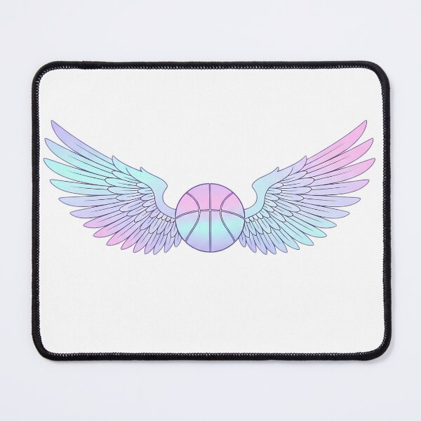Item preview, Aesthetic Angel Wings Basketball Pastel Gradient designed and sold by DripCultureLab.
