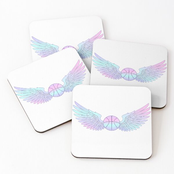 Item preview, Aesthetic Angel Wings Basketball Pastel Gradient designed and sold by DripCultureLab.