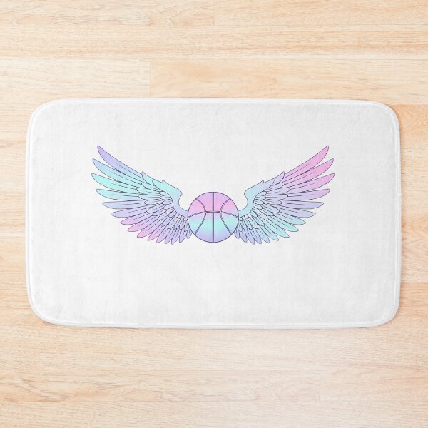 Item preview, Aesthetic Angel Wings Basketball Pastel Gradient designed and sold by DripCultureLab.