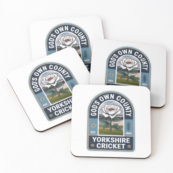 Item preview, God's Own County Yorkshire Cricket Badge Sticker designed and sold by LukaRealm.