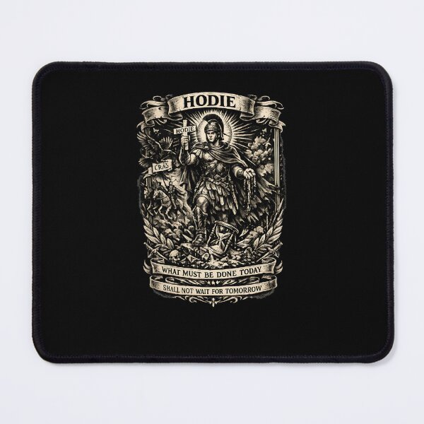 Item preview, St. Expedite – No Delays Vintage Gothic Saint Shirt | HODIE CRAS Religious Artwork designed and sold by Sigils & Saints.