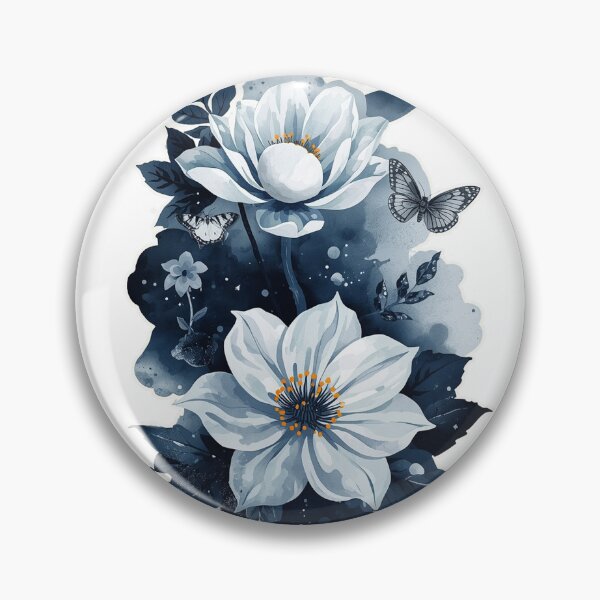 Item preview, Celestial Midnight Botanical with Crescent Moon designed and sold by  AureliusX.
