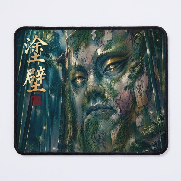 Item preview, Nurikabe Living Wall Spirit | Japanese Yokai Bamboo Forest Art designed and sold by kaxymax.