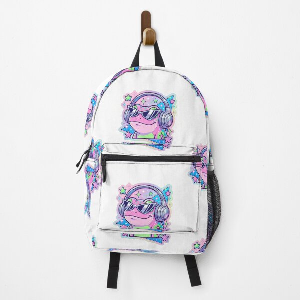 Item preview, Cute Y2K Aesthetic Cyber Frog with Headphones designed and sold by digiartmagic.