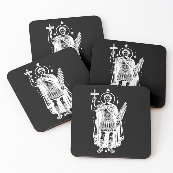 Item preview, Saint Expedite – HODIE Roman Martyr Vintage Occult Line Art designed and sold by Sigils & Saints.