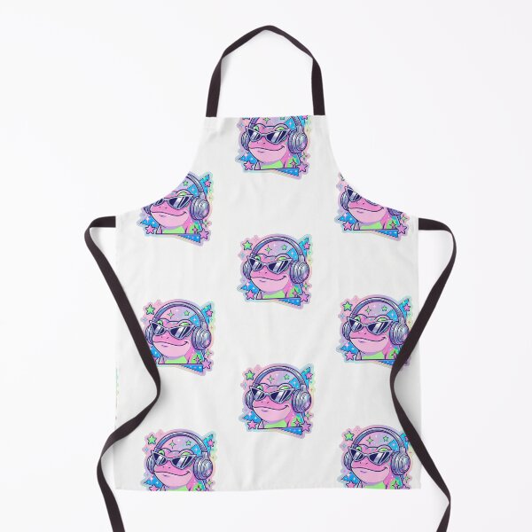 Item preview, Cute Y2K Aesthetic Cyber Frog with Headphones designed and sold by digiartmagic.