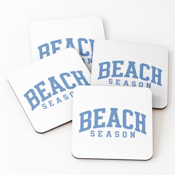 Item preview, Beach Season Retro Varsity Typography Blue Summer Sport designed and sold by JackCurtis1991.