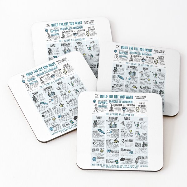 Item preview, Visual summary Build the Life You Want (Arthur Brooks) designed and sold by TKsuited.