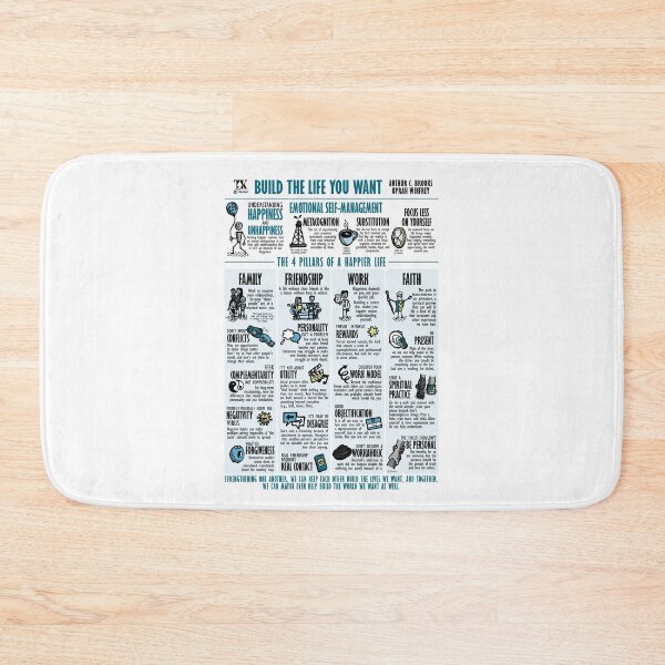 Item preview, Visual summary Build the Life You Want (Arthur Brooks) designed and sold by TKsuited.