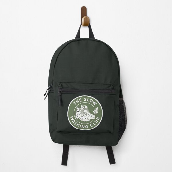 Item preview, Minimalist Slow Walking Club Fern Badge designed and sold by Digital-Thought.