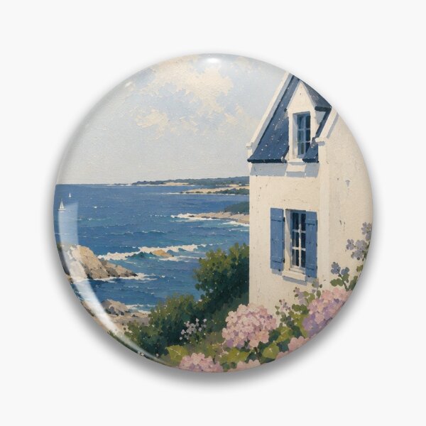 Item preview, Bretagne France Coastal Travel Poster | French Seaside  designed and sold by CARRAANN.