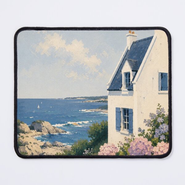 Item preview, Bretagne France Coastal Travel Poster | French Seaside designed and sold by CARRAANN.