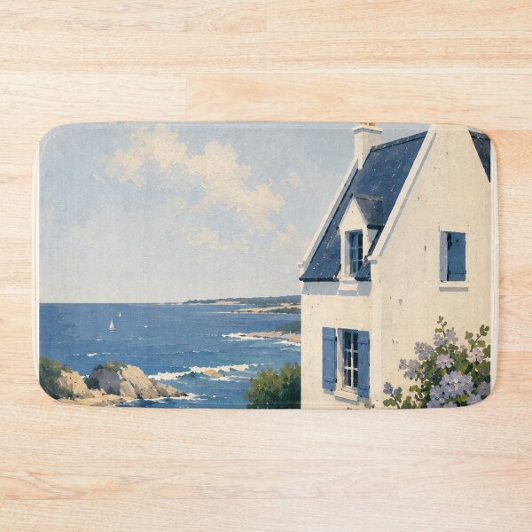 Item preview, Bretagne France Coastal Travel Poster | French Seaside  designed and sold by CARRAANN.