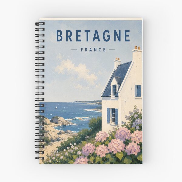 Item preview, Bretagne France Coastal Travel Poster | French Seaside  designed and sold by CARRAANN.