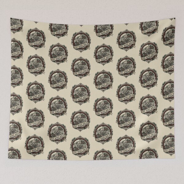 Item preview, Classic 1960s Wooden Steering Wheel Vintage Tattoo Banner designed and sold by RetroRewind Studio.