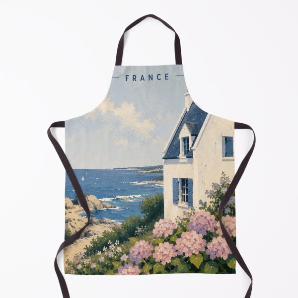 Item preview, Bretagne France Coastal Travel Poster | French Seaside designed and sold by CARRAANN.