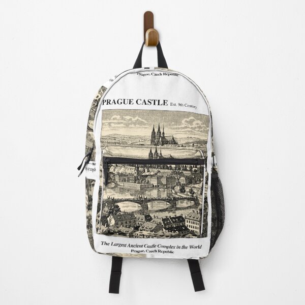 Item preview, Prague Castle Vintage Engraving Art Print | Largest Ancient Castle Complex Vltava River | Prague Czech Republic Wall Decor designed and sold by Panom Suavichien.