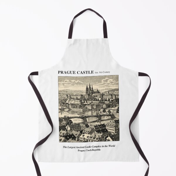 Item preview, Prague Castle Vintage Engraving Art Print | Largest Ancient Castle Complex Vltava River | Prague Czech Republic Wall Decor designed and sold by Panom Suavichien.