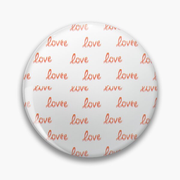 Item preview, Cute Orange and Pink Love Text Pattern designed and sold by Rhodes Shop.
