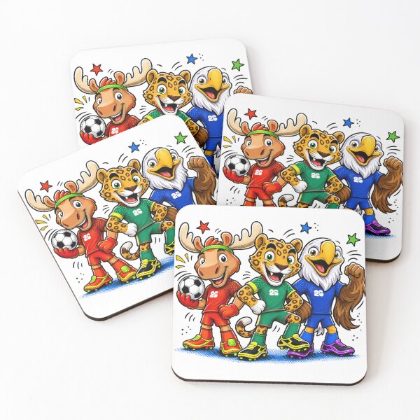 Item preview, The three official mascots of the 2026 FIFA World Cup designed and sold by worldcupusa.