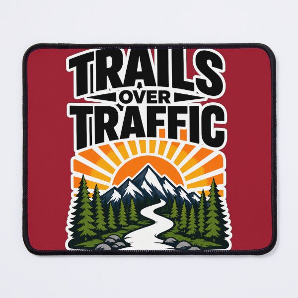 Item preview, Trails Over Traffic – Hiking & Outdoor Adventure designed and sold by Trailora.
