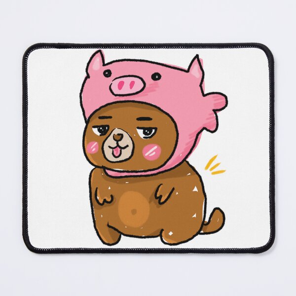 Item preview, Awkward Animal Hats Club - Pig Dog designed and sold by chupichapa.