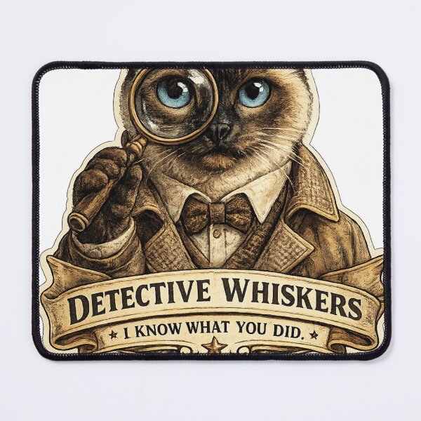 Item preview, SIAMESE CAT DETECTIVE designed and sold by domdjs4239.