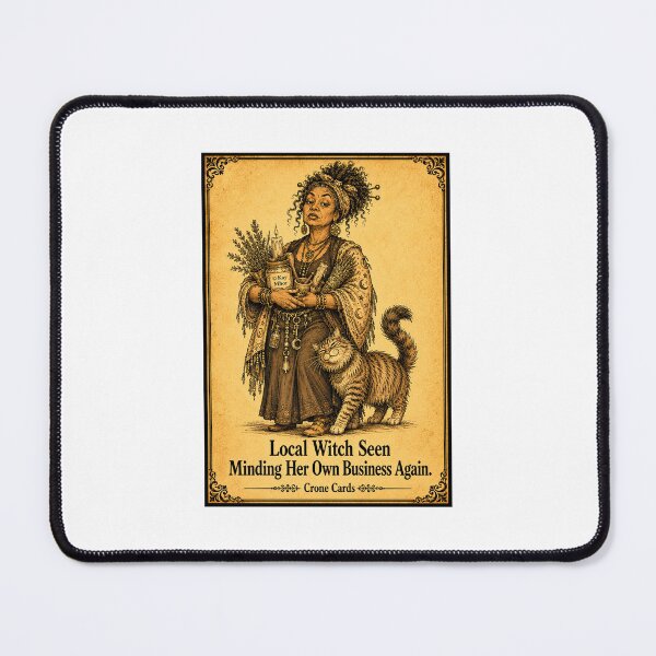 Item preview, Crone Cards — Local Witch Seen Minding Her Own Business Again. designed and sold by Kay Mhor Studio.