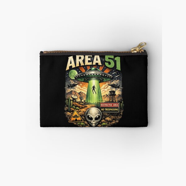 Item preview, Area 51 UFO Abduction - Retro Alien Mystery designed and sold by SidTastic .