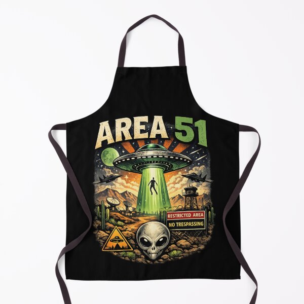 Item preview, Area 51 UFO Abduction - Retro Alien Mystery designed and sold by SidTastic .