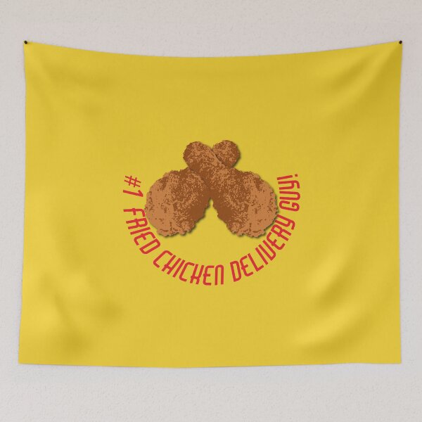 Item preview, Fried Chicken Delivery Guy Quote designed and sold by CreativeTwins.