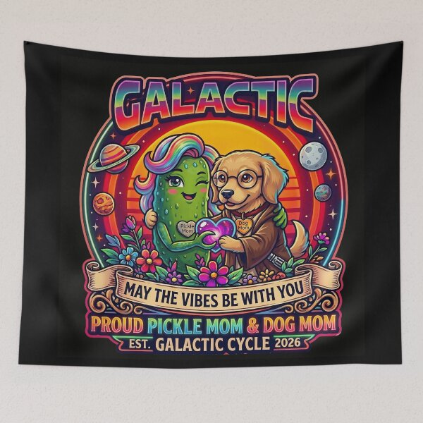 Item preview, May the 4th Pickle Mom Dog Mom Retro Galactic Mother's Day designed and sold by Basma Designs | Funny Shirts, Stickers & Mugs.
