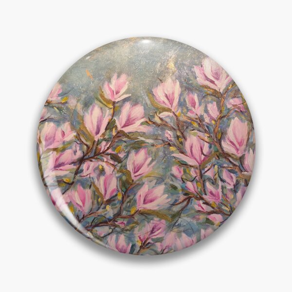Item preview, Magnolia bliss— Impressionist Floral Art designed and sold by Iail Ioa.