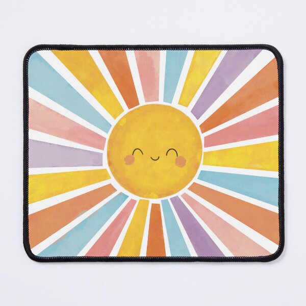 Item preview, Sunny Smiles Watercolor Sun | Whimsical Art for Kids & Sun Lovers designed and sold by Becky-Poppins.
