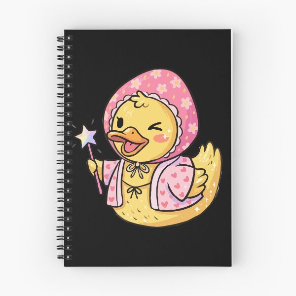 Item preview, Magical Pink Bonnet Winking Waterfowl designed and sold by Emegan Print Art.