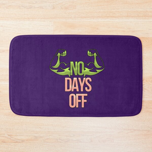 Item preview, No Days Off Gym Motivational Flex Arms Workout Shirt designed and sold by AstronautMerch.