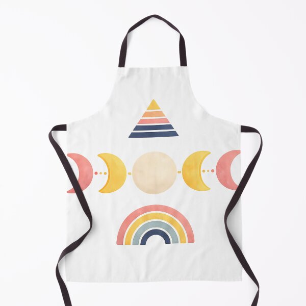 Item preview, Boho Moon Phase Rainbow Minimalist Fashion designed and sold by SoftSproutstu.