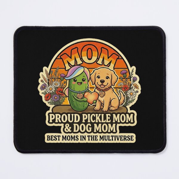 Item preview, Funny Pickle Mom & Dog Mom Shirt – Cute Pickle Lover Mother's Day Gift designed and sold by Basma Designs | Funny Shirts, Stickers & Mugs.