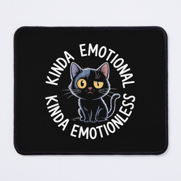 Item preview, Kinda Emotional Kinda Emotionless Funny Emotional Duality Design for Mixed Emotions designed and sold by Redgiant87x.