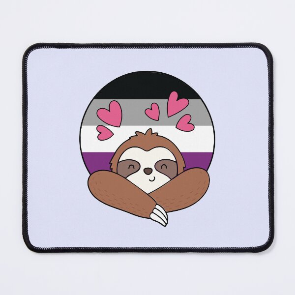 Item preview, LGBTQ Sloth – Cute Asexual Pride Design designed and sold by Cannaxes Studio.