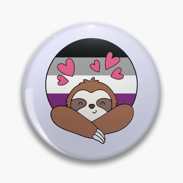 Item preview, LGBTQ Sloth – Cute Asexual Pride Design designed and sold by Cannaxes Studio.