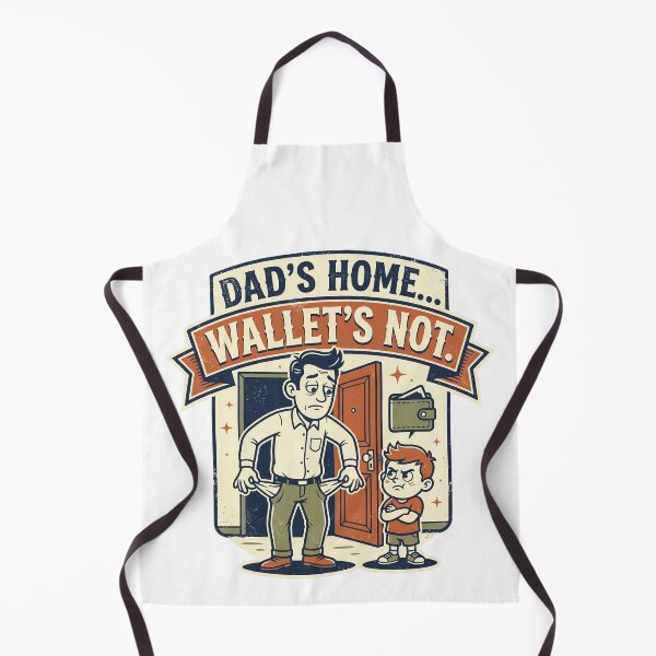 Item preview, Dad's Home... Wallet's Not designed and sold by InkFool.