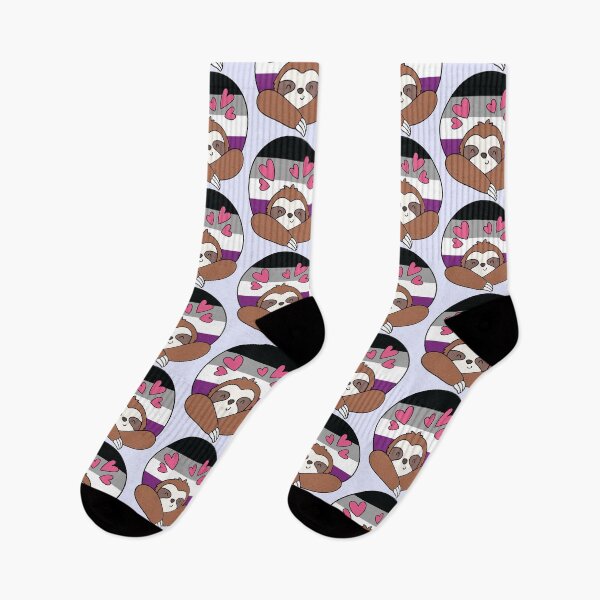 Item preview, LGBTQ Sloth – Cute Asexual Pride Design designed and sold by Cannaxes Studio.