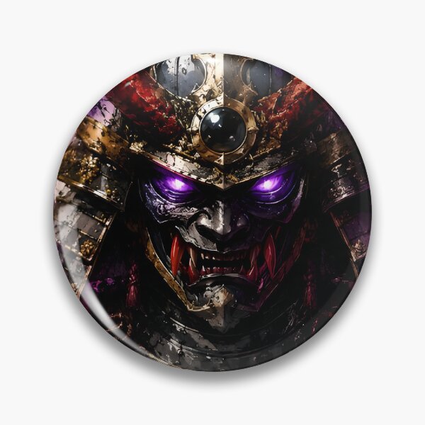 Item preview, Demonic Samurai Oni Warrior Watercolor Splash Art designed and sold by Rostislav Tarasenko.
