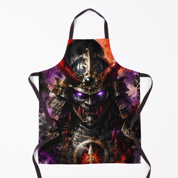 Item preview, Demonic Samurai Oni Warrior Watercolor Splash Art designed and sold by Rostislav Tarasenko.